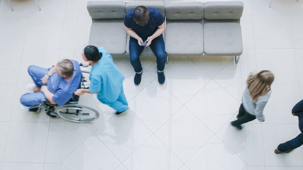 patients at a detox center